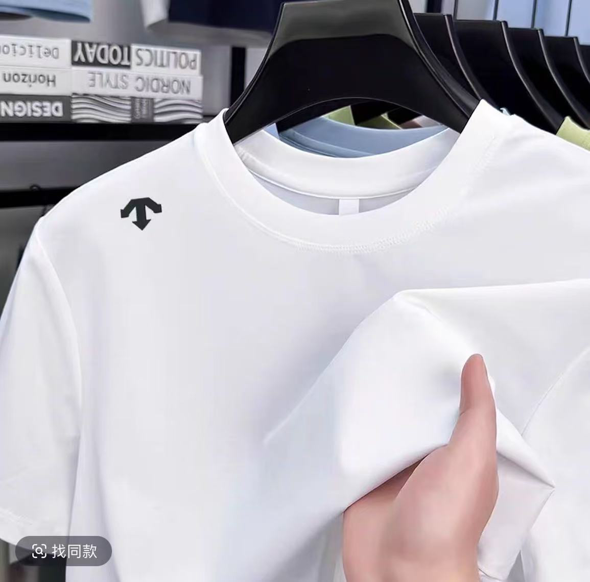 【海外撤柜 正品专卖店】男士百搭短袖T恤-笛