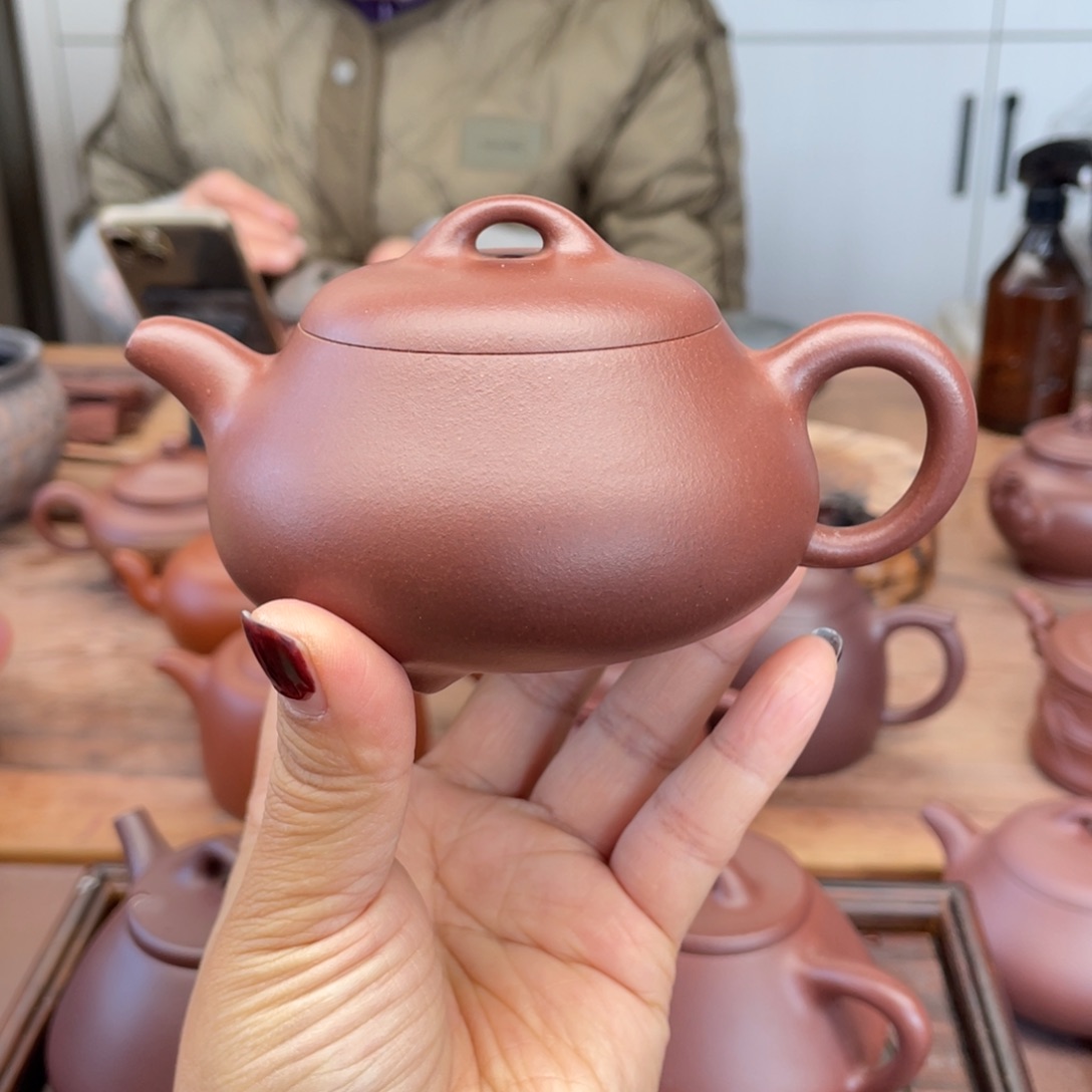 紫砂茶壶景舟矮石瓢