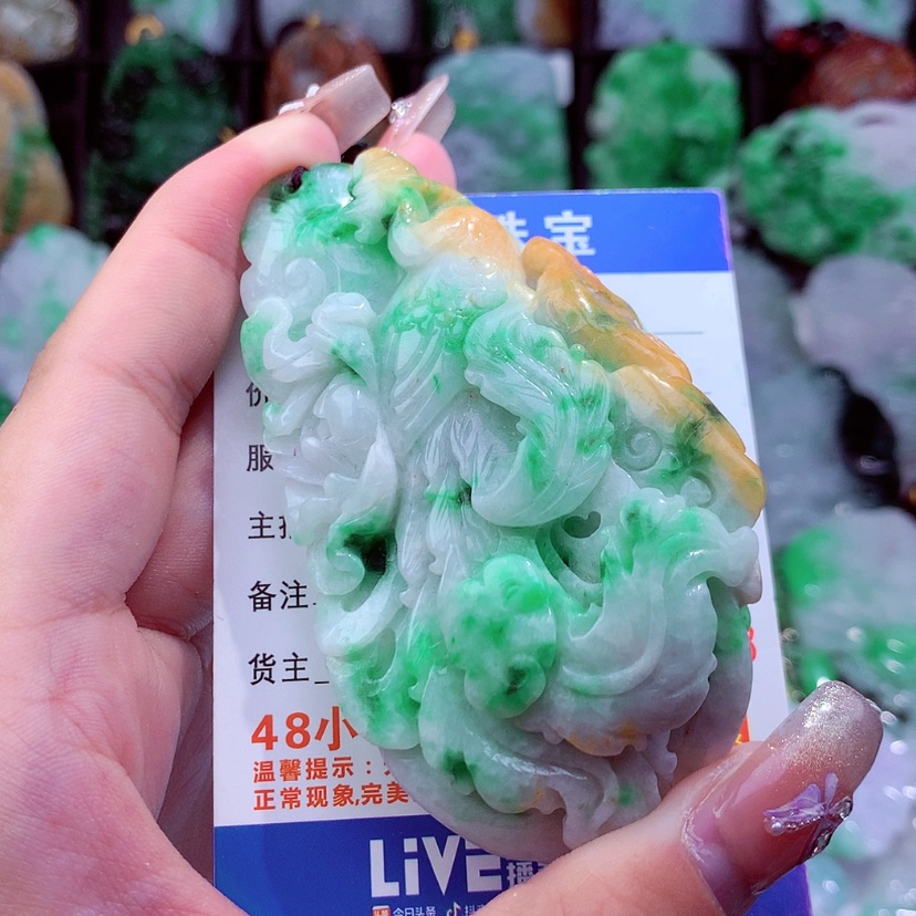 【闪购商品】翡翠颈饰未镶嵌挂件