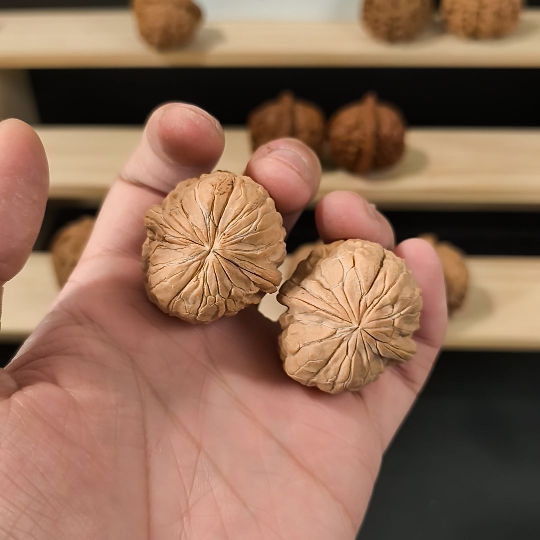 吊坠文玩核桃35金蟾尊