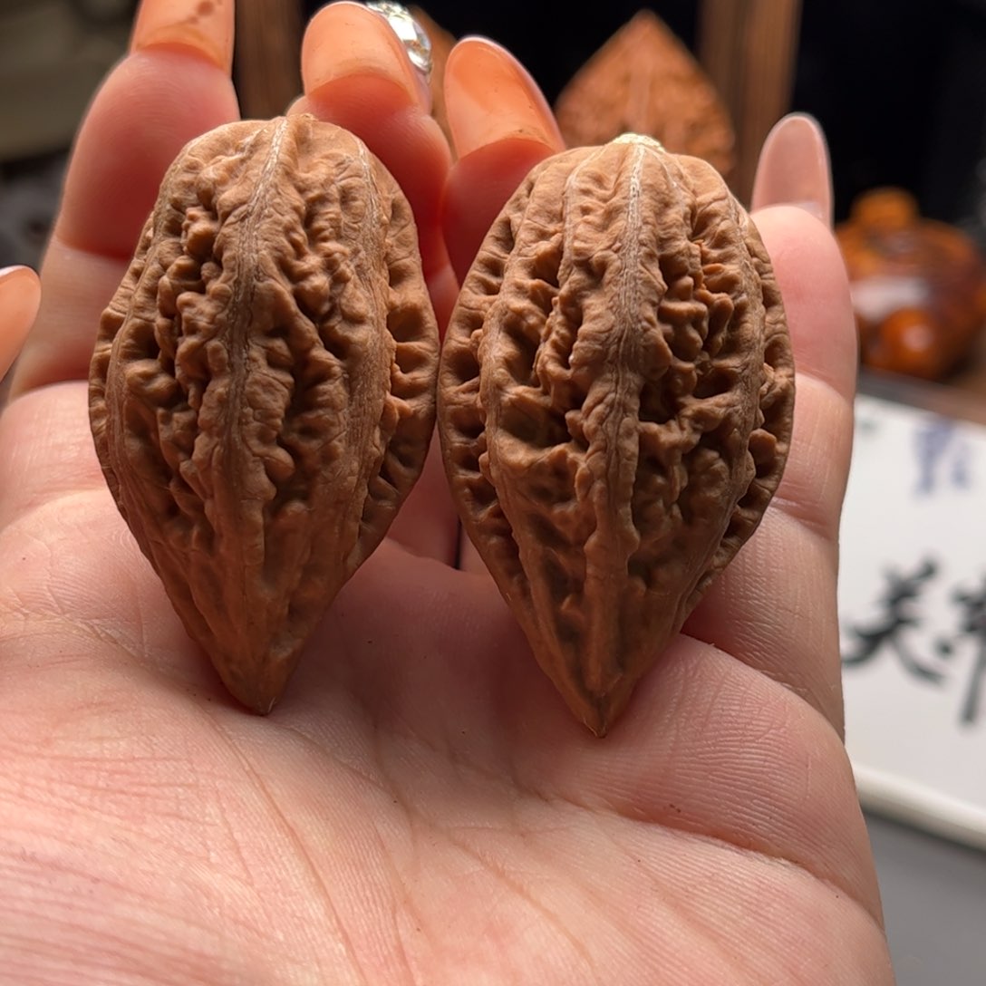 文玩核桃把件关东木子家楸大胖35