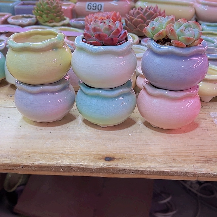 陶瓷花盆当场凑满12包邮