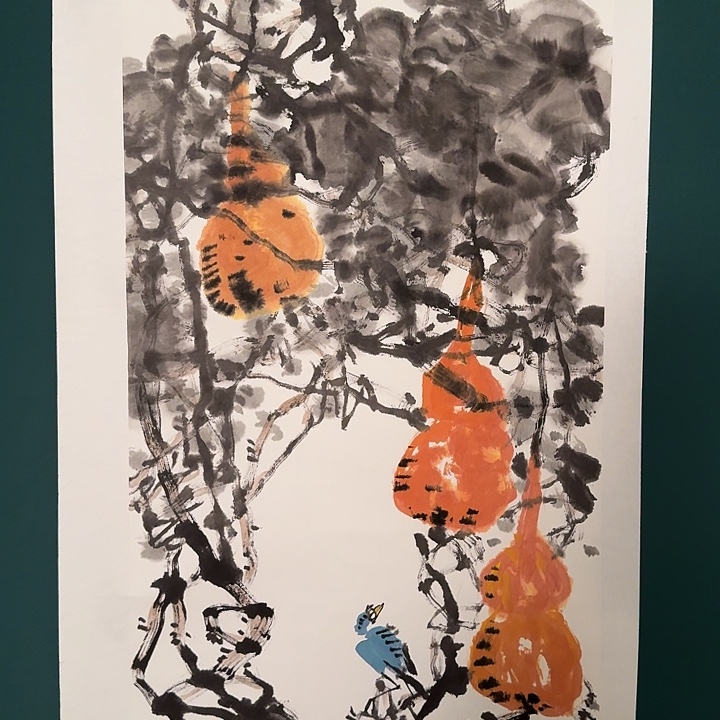 国画董老师作品画作