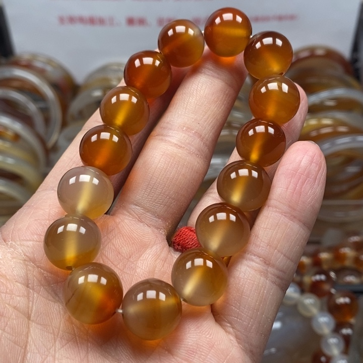 玛瑙/玉髓手串未镶嵌帅****