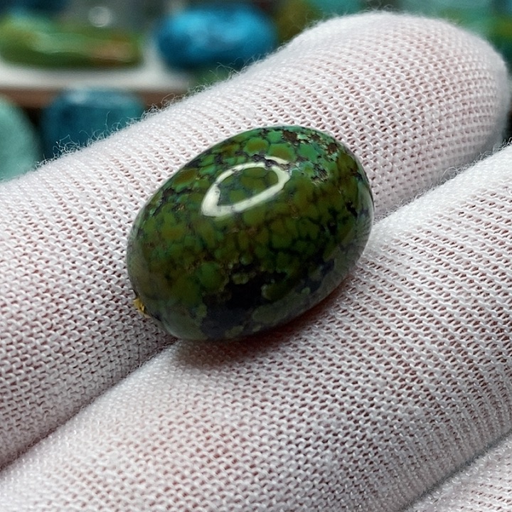 绿松石未镶嵌天然原矿 地大质检