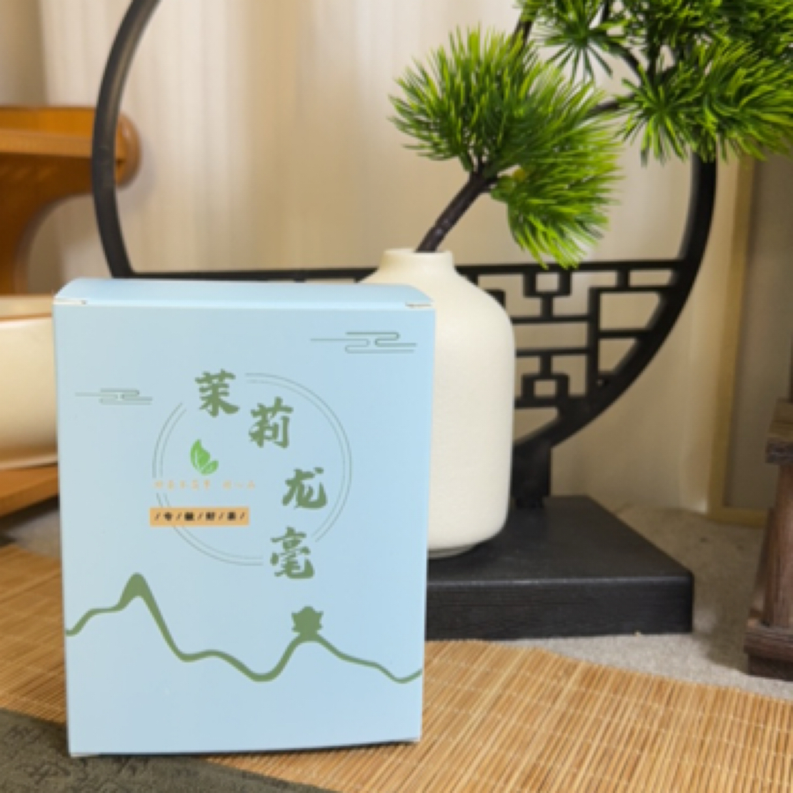 茶叶茉莉龙毫兰妃白毫银针盒装工厂直销广西横县