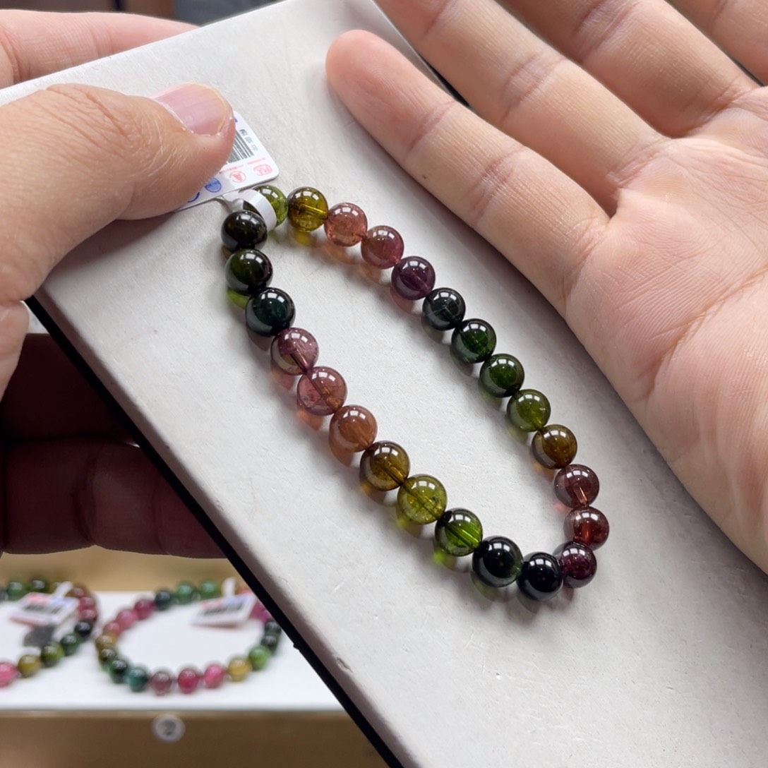 碧玺手串未镶嵌7.5mm..mmmmmmmmmm