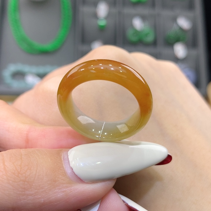 未镶嵌戒指翡翠17-18