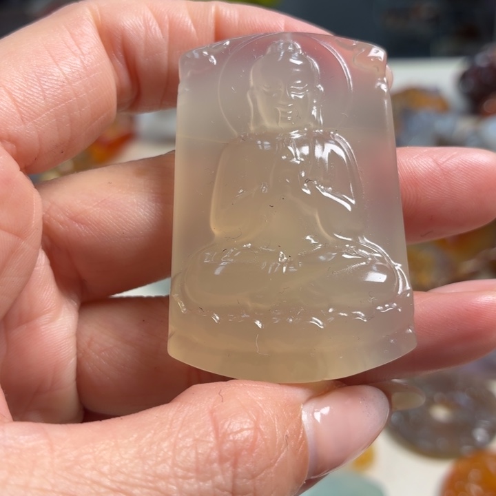 玛瑙/玉髓未镶嵌吊坠(不含链)