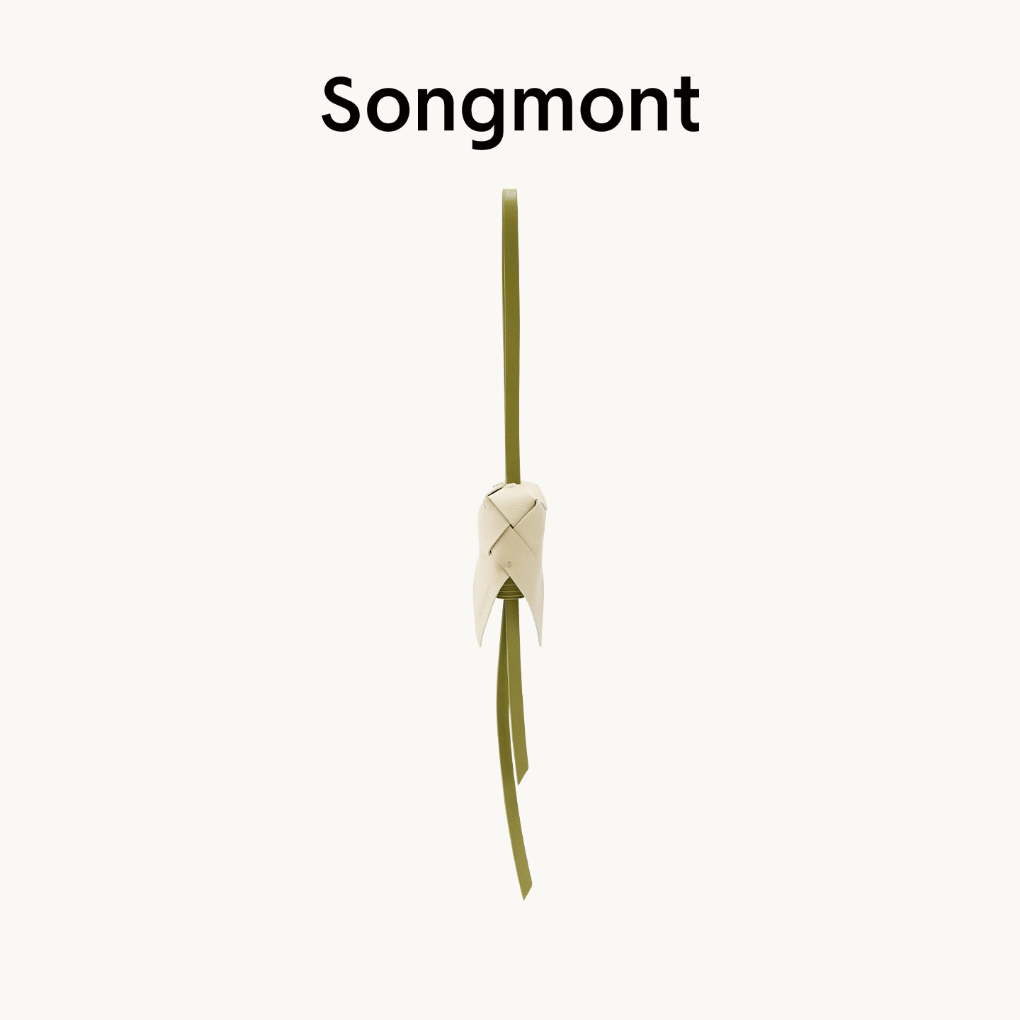 Songmont山下有松夏蝉包包挂件头层牛皮高级精致清新个性挂饰配件