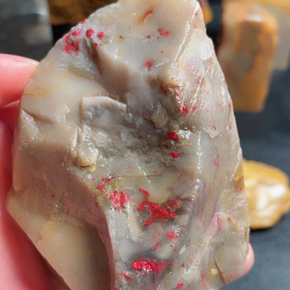 【闪购商品】昌化石用****1昌化鸡血石原石