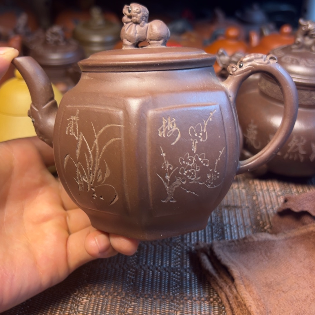 紫砂茶壶宜兴原矿紫砂壶280毫升容量