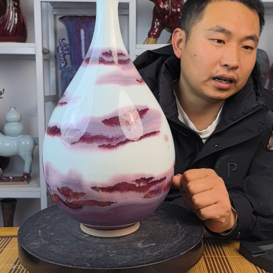 摆件神後鎮鈞瓷擺件