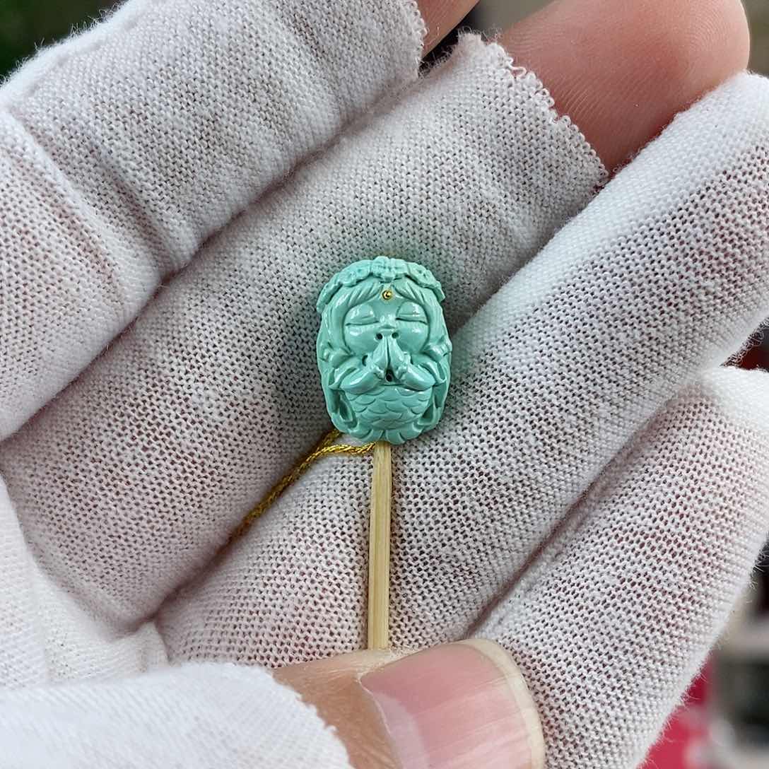 绿松石珠宝奇石未镶嵌