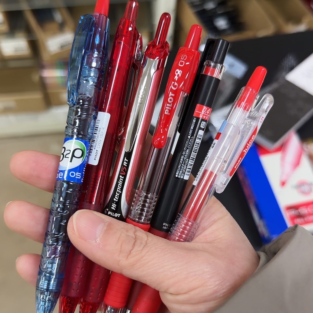 百樂紅筆優惠套裝6支裝1111