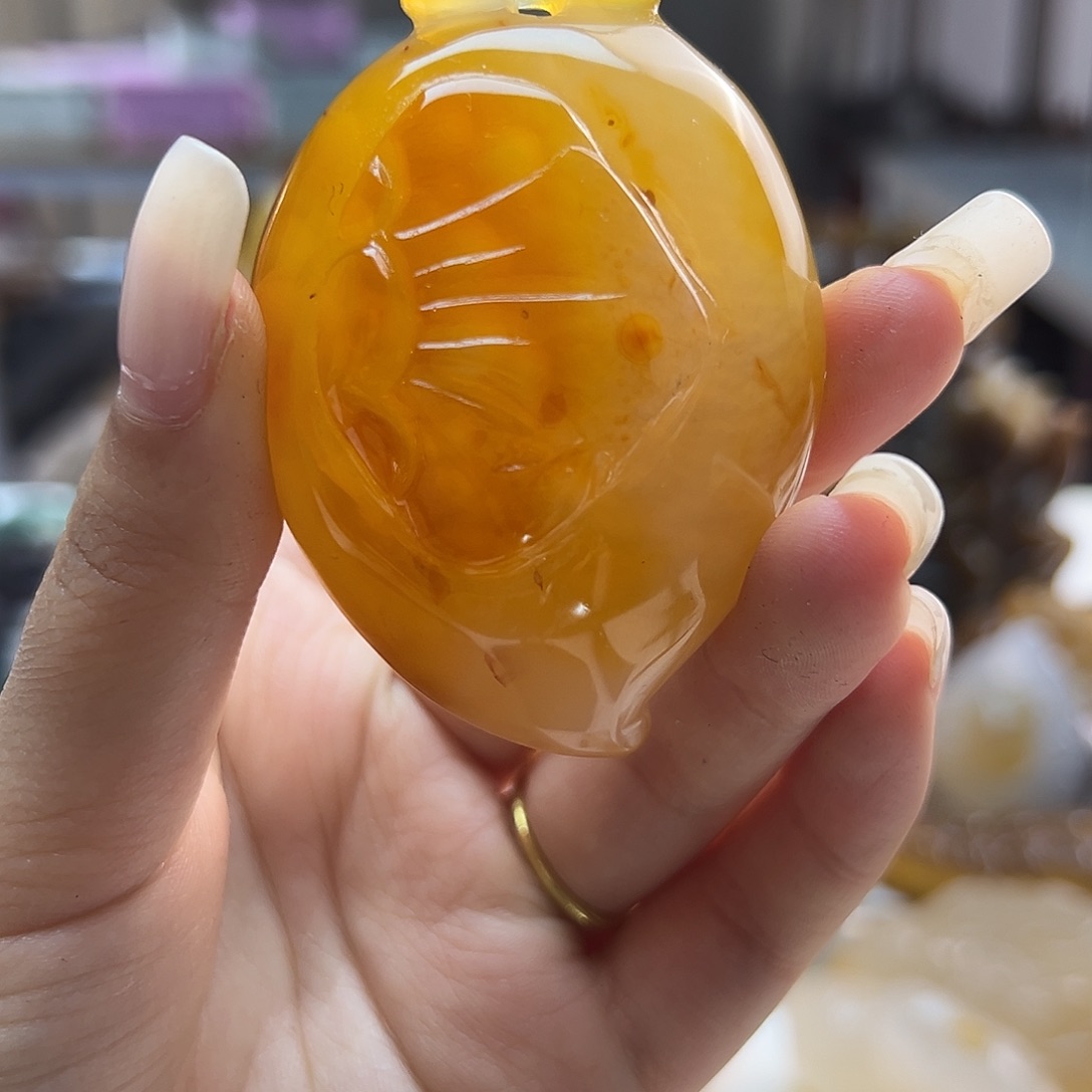 玛瑙/玉髓未镶嵌吊坠(不含链)