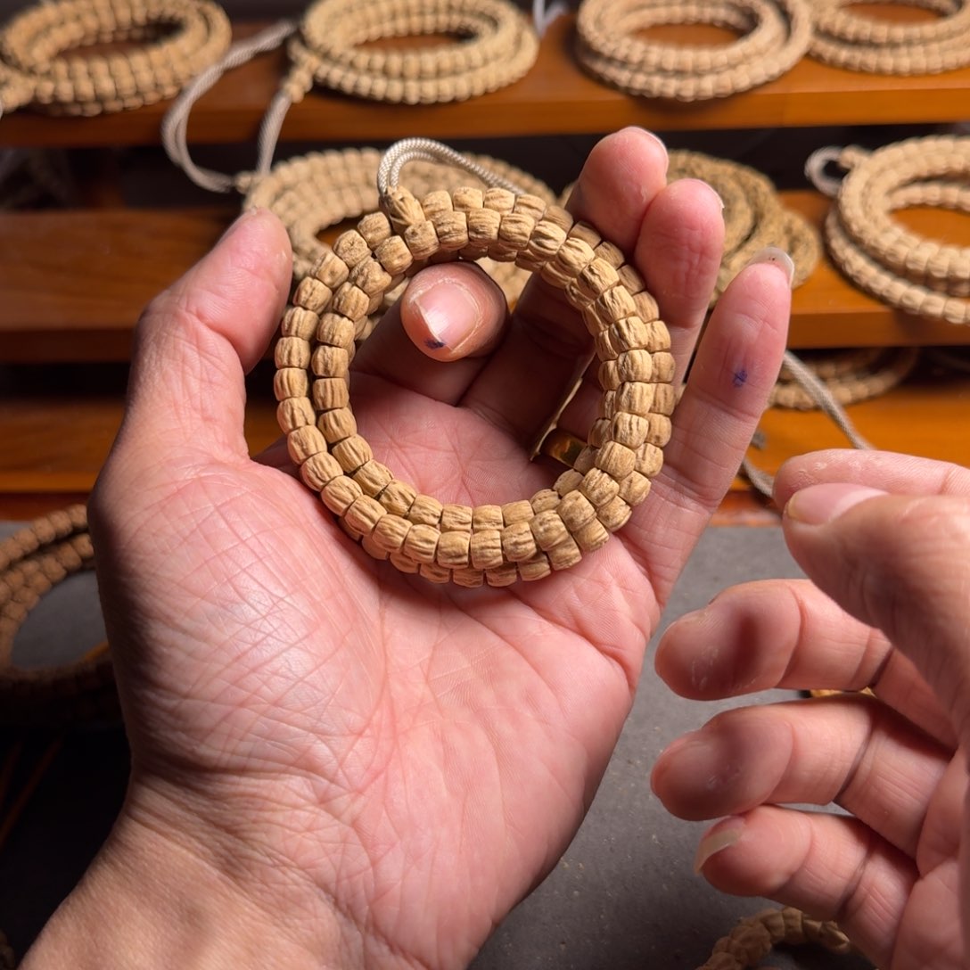 柏香籽/百香籽手串6.5毫米超顺直筒