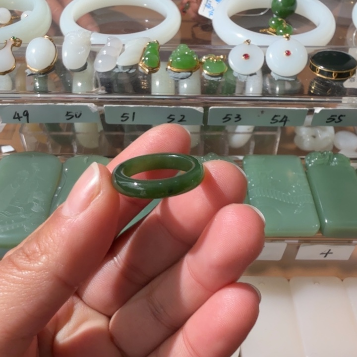 和田玉颈饰未镶嵌*️****俄碧七号矿戒指11圈口黑点活动价