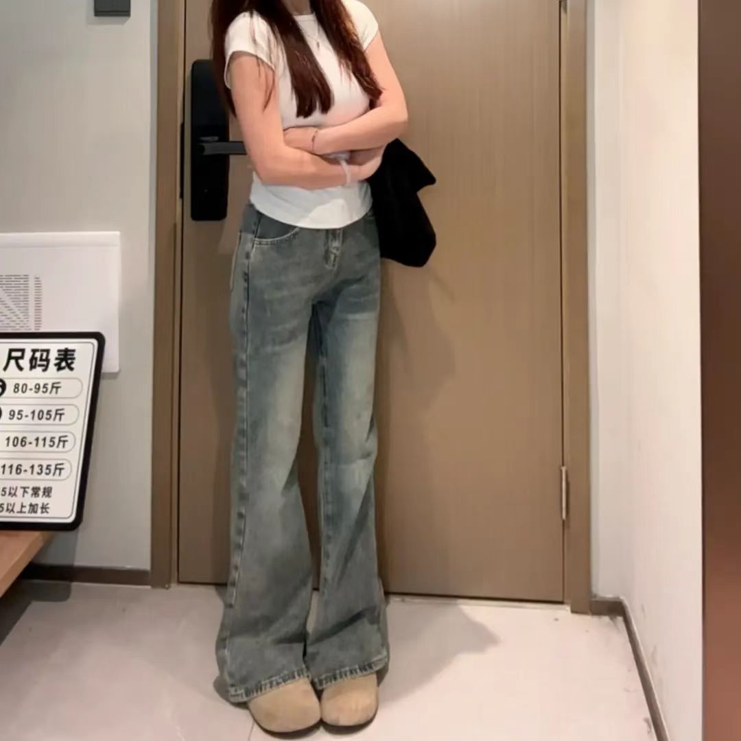 [孤品牛仔裤]A001-200捡漏主播过瑕疵处看清再拍潮流牛仔裤女百搭