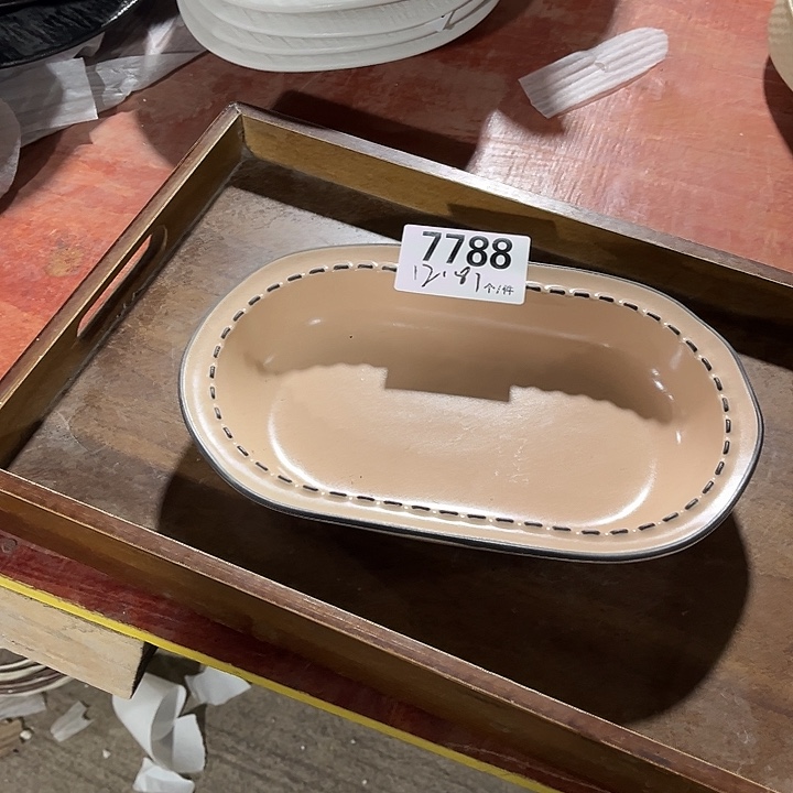 瓷微瑕外贸餐具7788