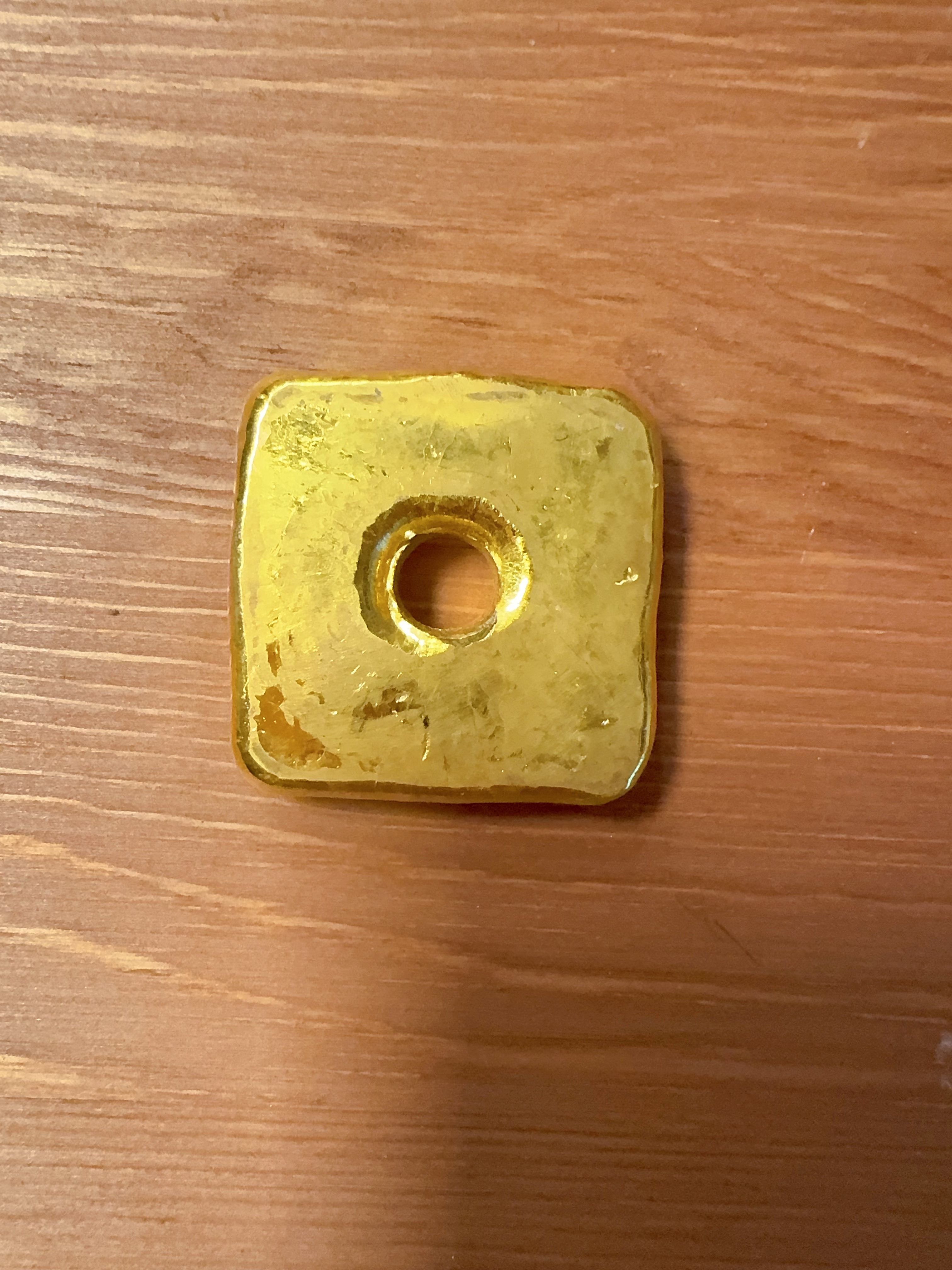 四方块实心摆件复古