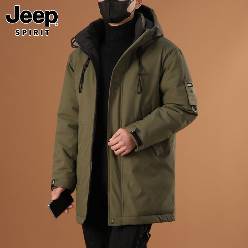 JEEP SPIRIT棉衣男士潮牌加厚保暖棉服冬季宽松休闲防风外套男款