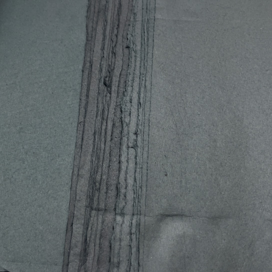 用***2黑色云龙手工纸四尺对开50张