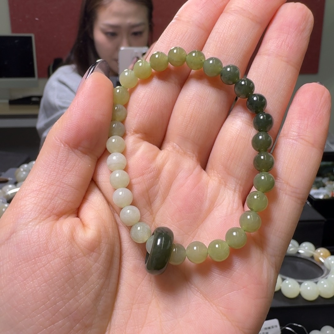 和田玉手链未镶嵌