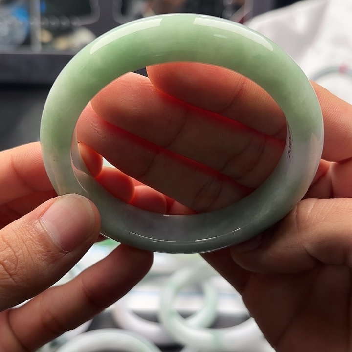 翡翠未镶嵌手镯6162 x4 102