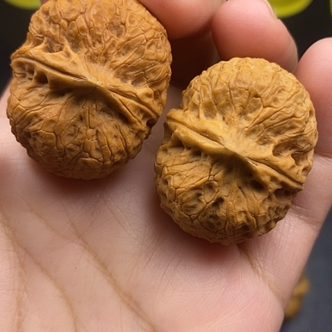 文玩核桃把件38尺玄武元宝