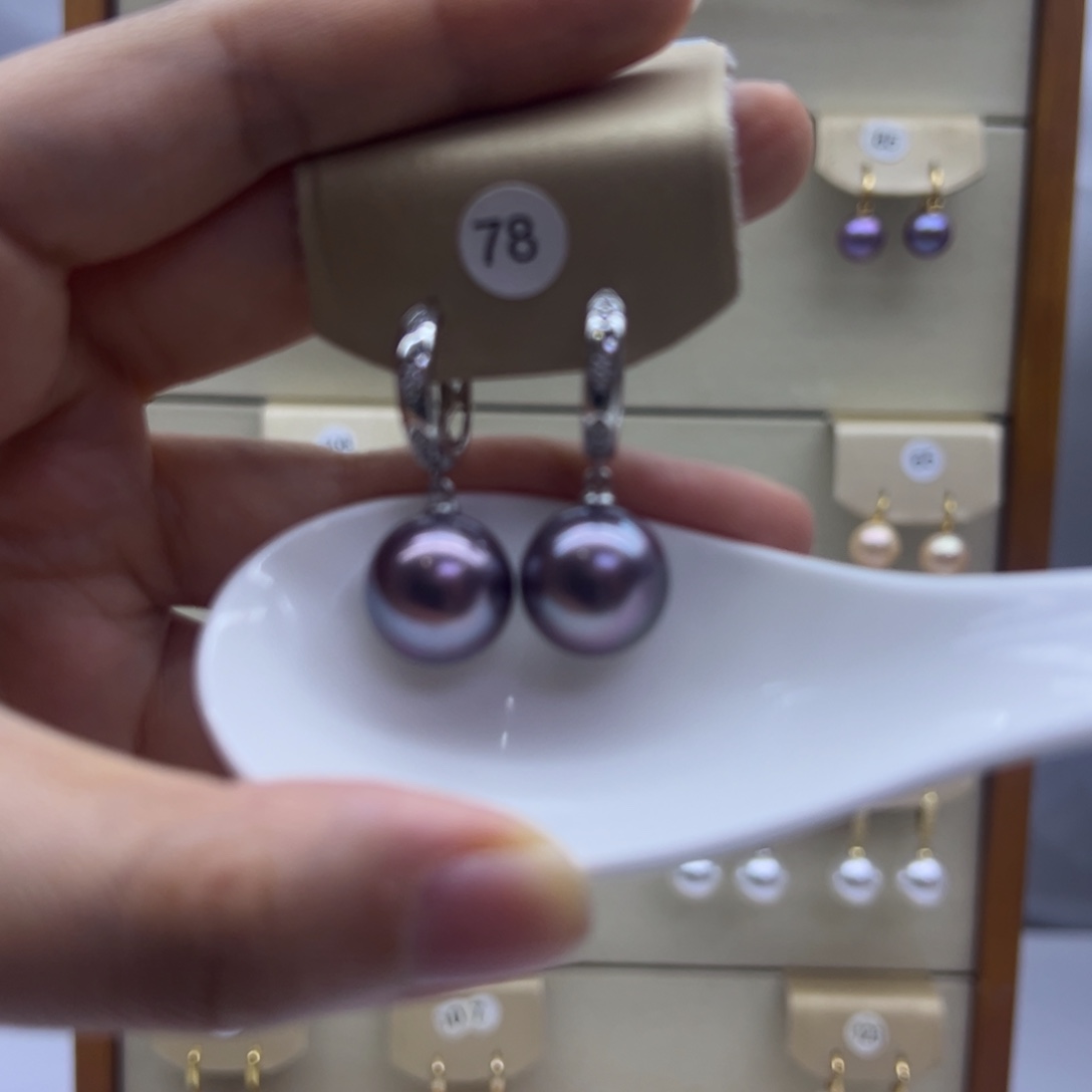 耳坠未镶嵌淡水珍珠