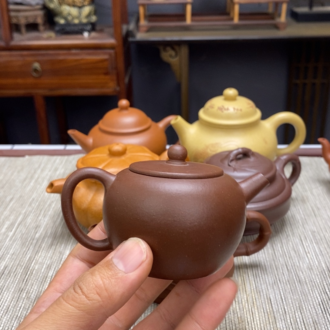 青***然紫泥茶壶容量150毫升