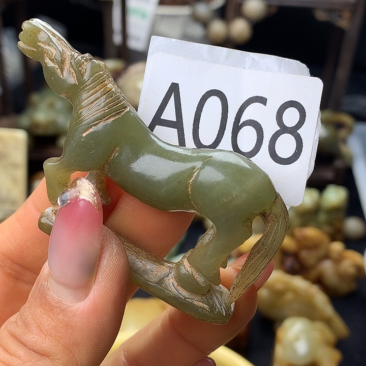 和田玉银S925镀金镶嵌颈饰