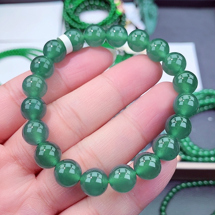 翡翠手链未镶嵌天然翡翠手链未镶嵌