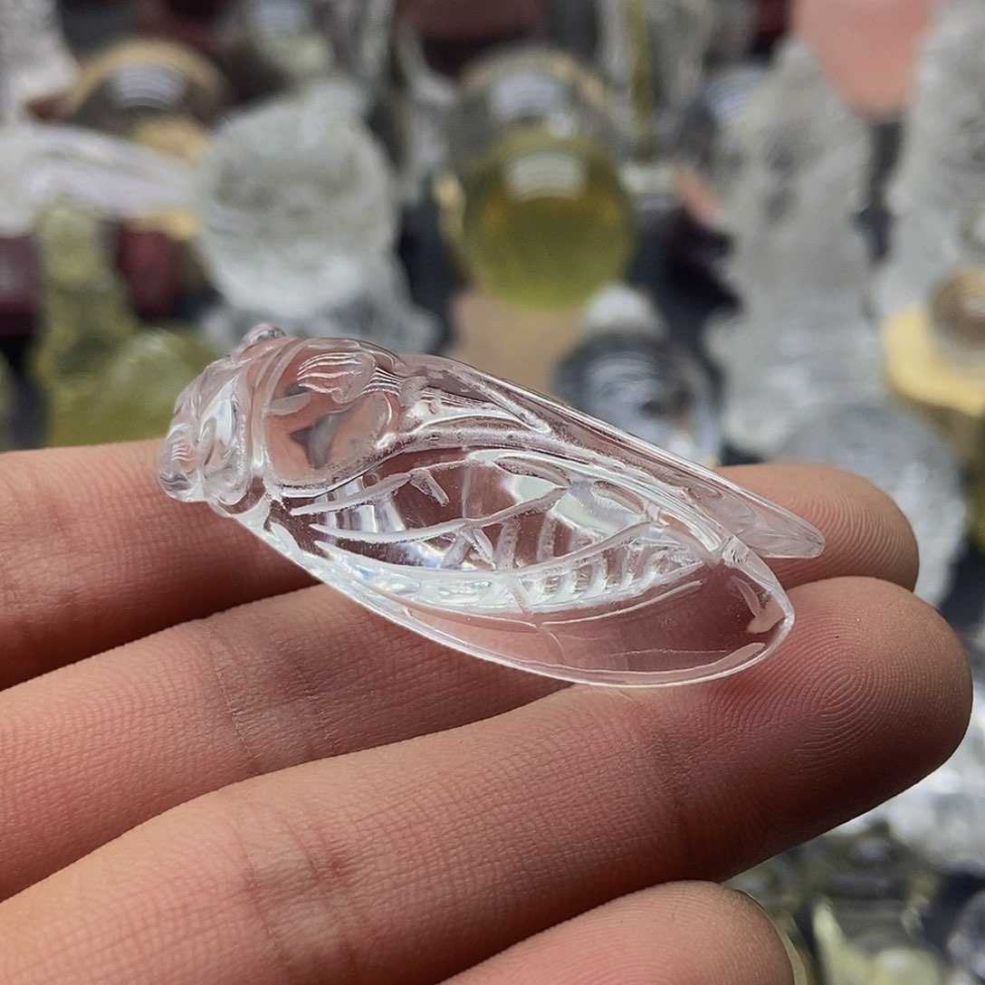 水晶挂件未镶嵌吊坠