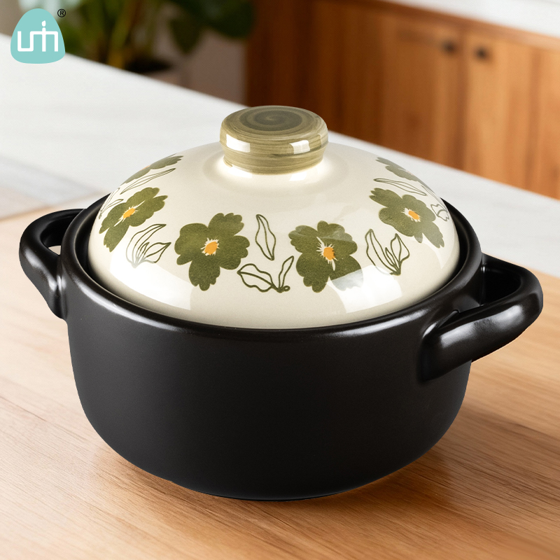 柚米一粒耐热陶瓷砂锅大肚锅汤锅炖锅焖煲家用明火大容量煲汤炖菜