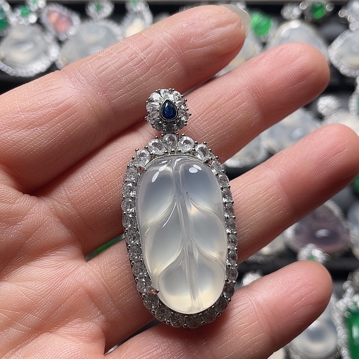 玛瑙/玉髓合金挂件