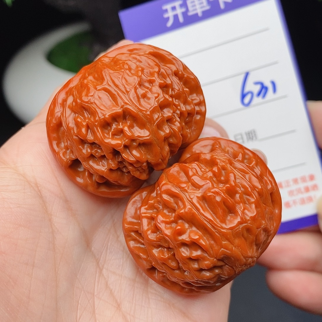 文玩核桃把件40宫灯631