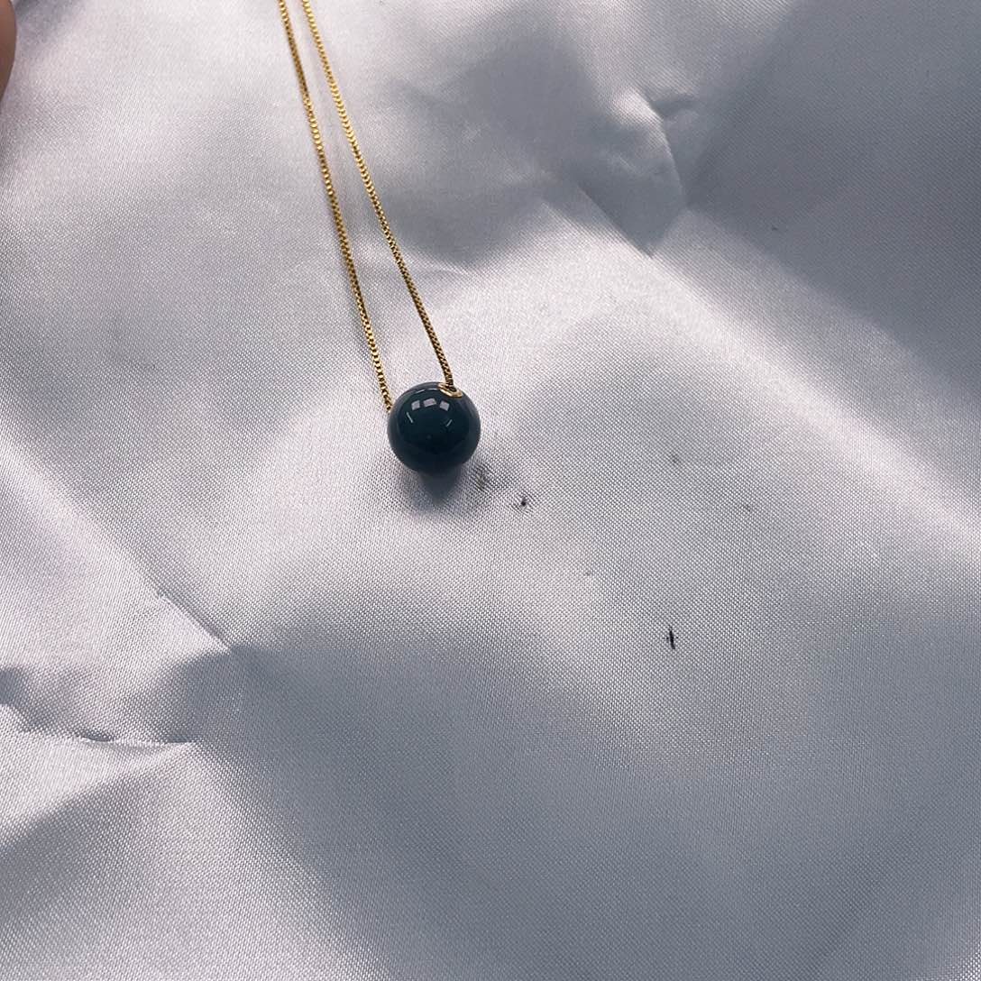 翡翠颈饰未镶嵌天然翡翠Ａ货