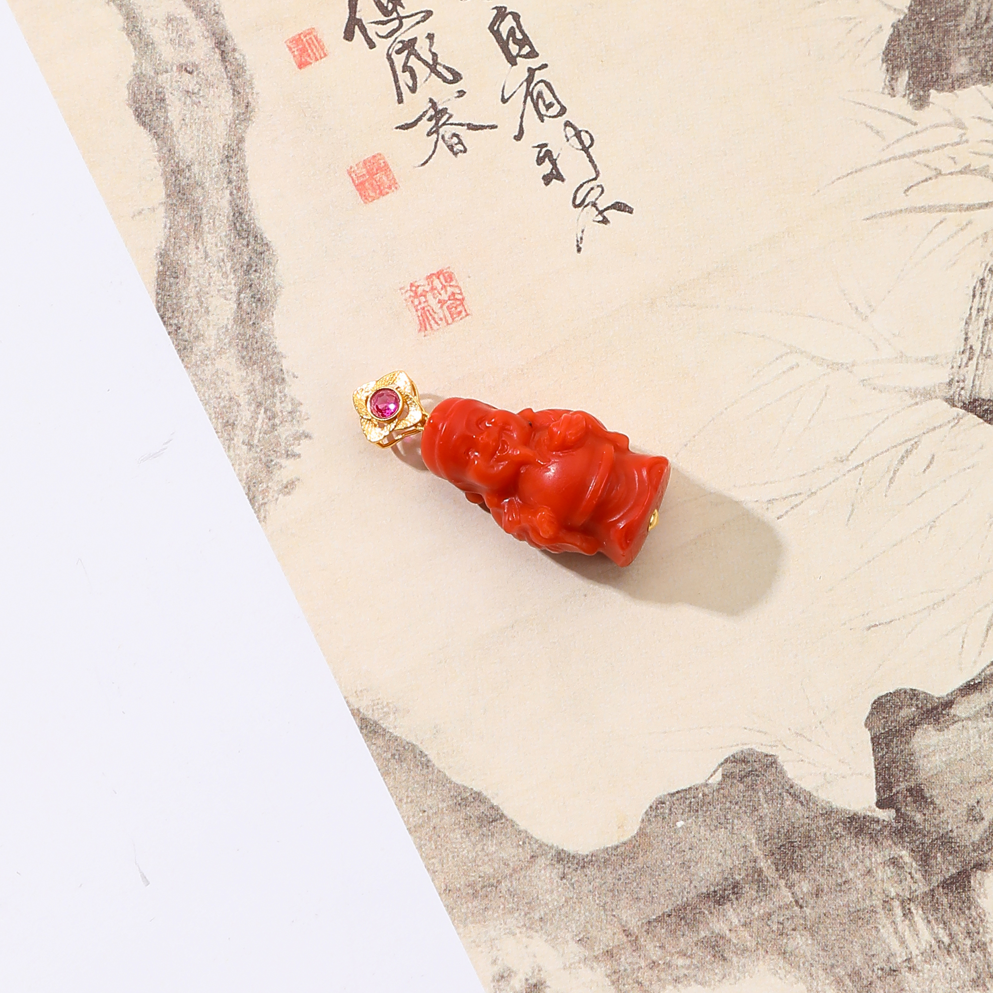 一了个卜【赤壁怀古】立体c神吊坠