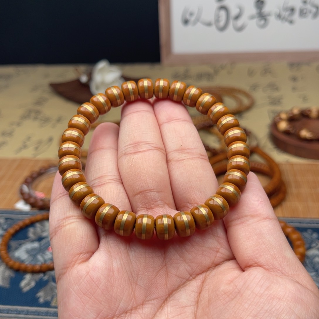 紫金鼠手串一线天金腰带9