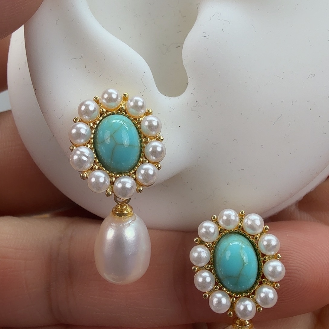 未镶嵌耳饰淡水珍珠