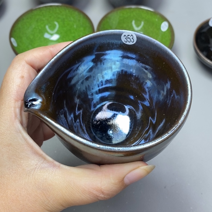 茶盏建窑建盏柴烧主人杯