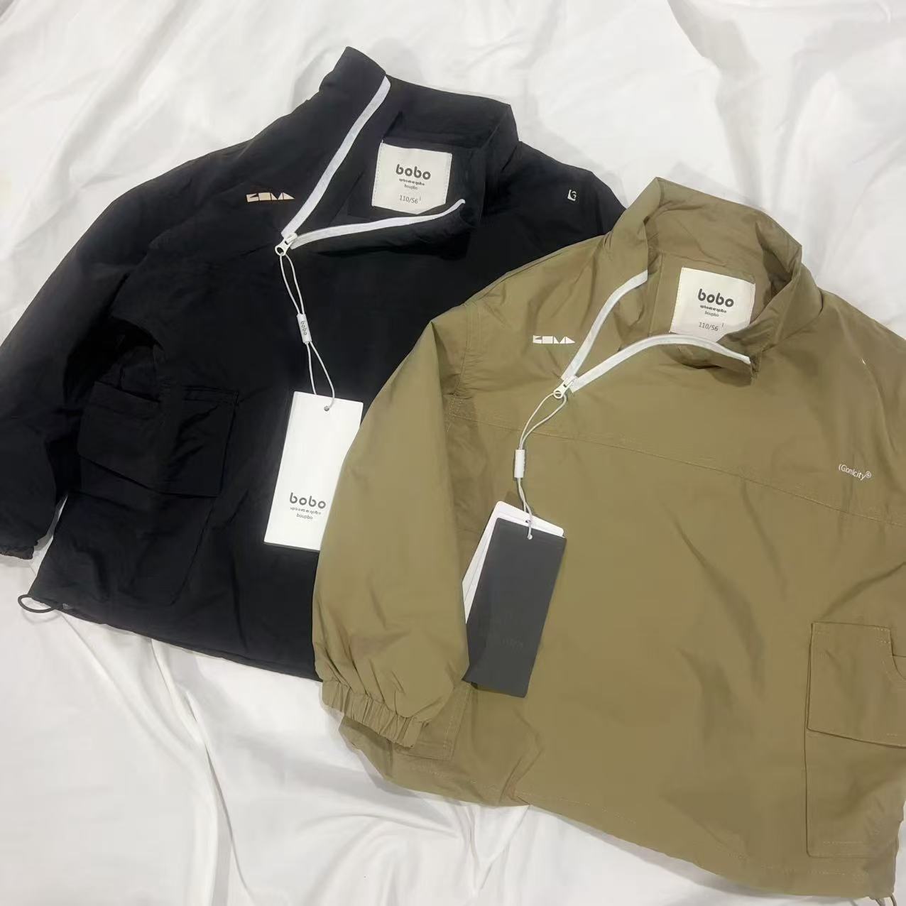 2025款潮流韩版中大童冲锋衣外套