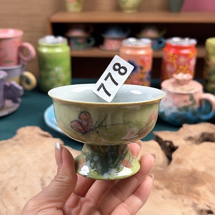 杯景德镇陶瓷手绘作品778