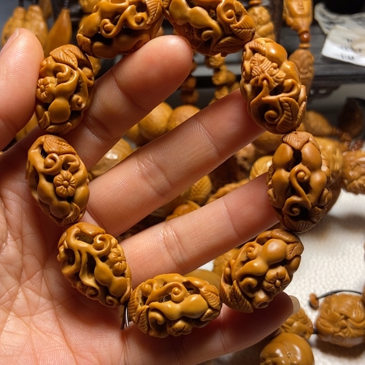 【闪购商品】橄榄核手串/手链镂空葫芦