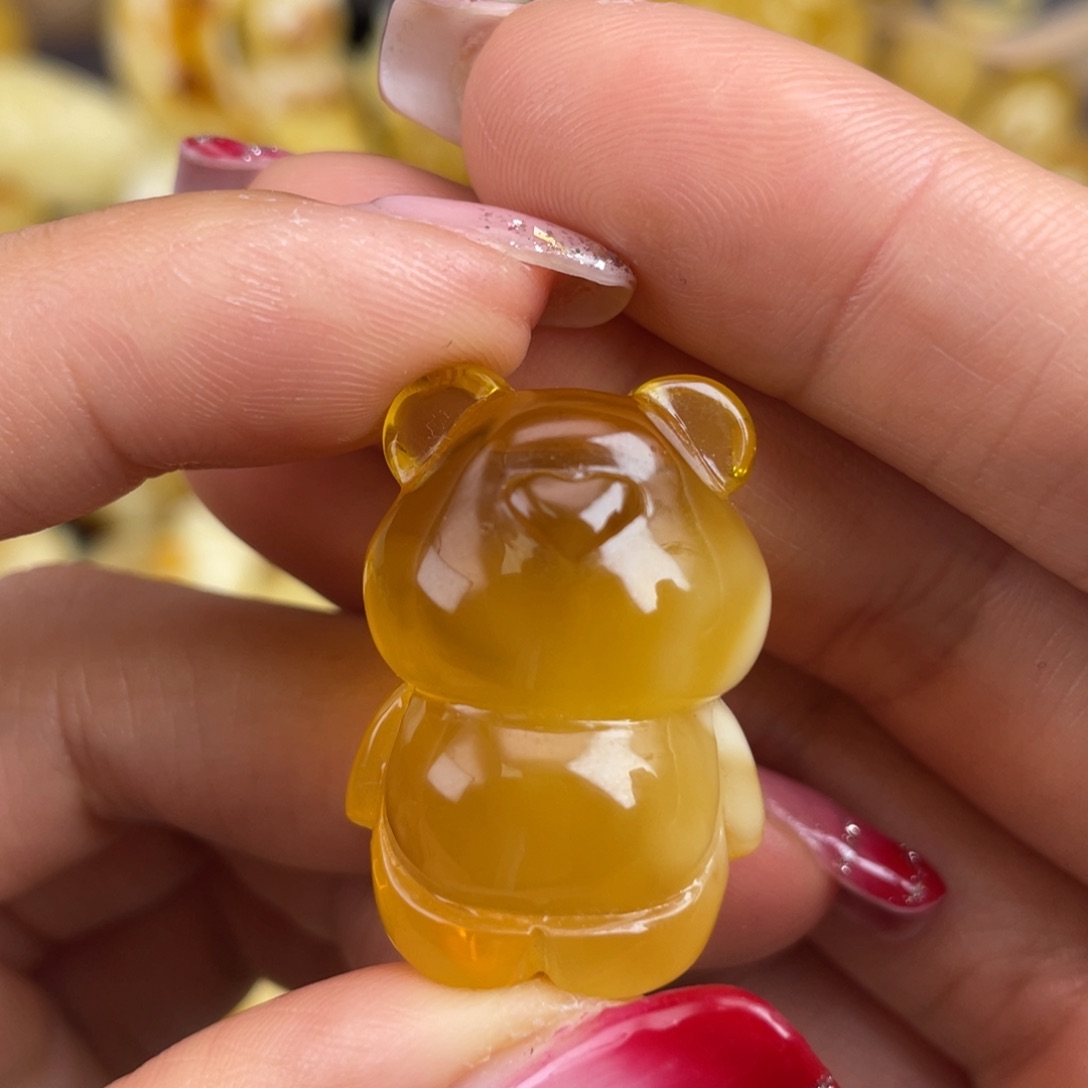 琥珀裸石未镶嵌蜜蜡