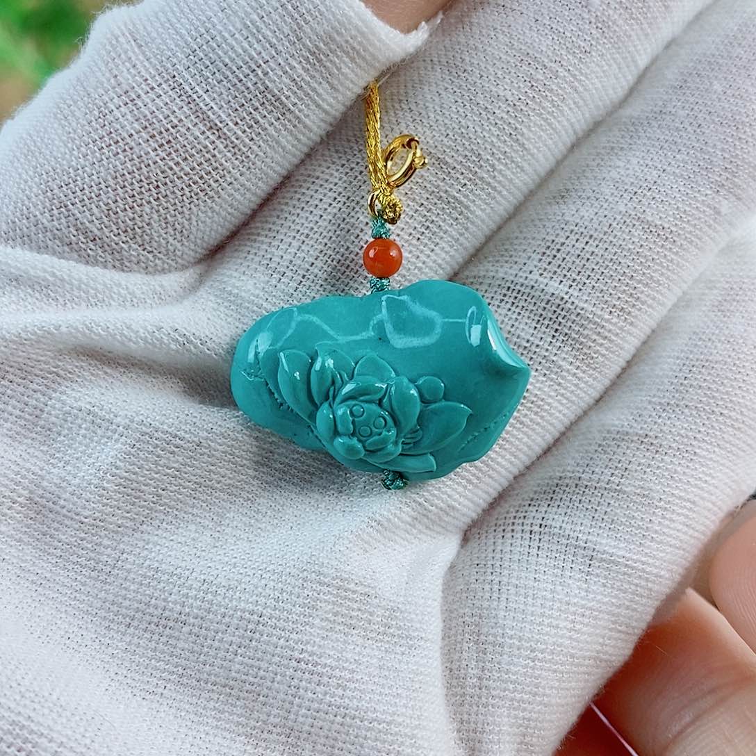 绿松石珠宝奇石未镶嵌