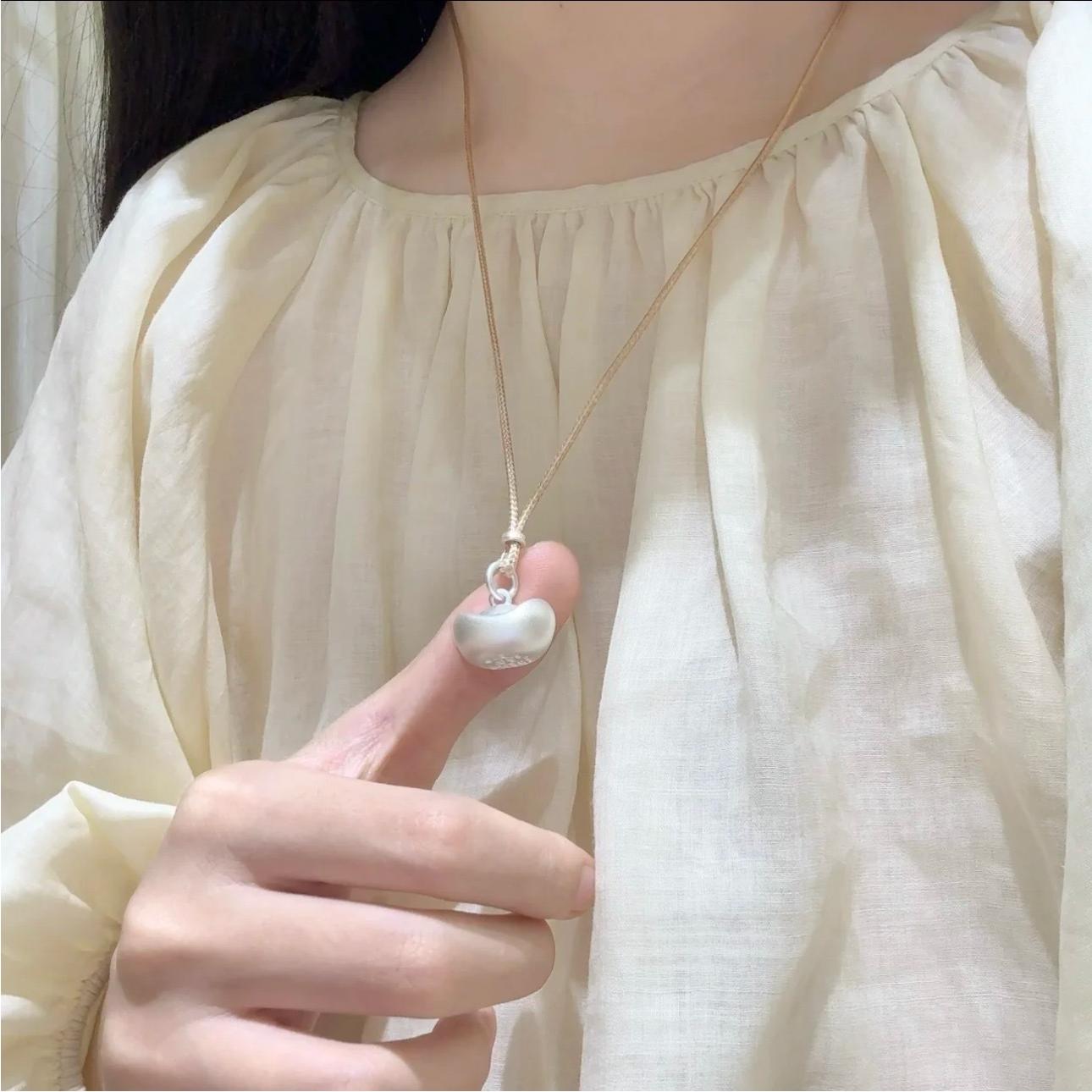 元宝锁项链女轻奢小众高级感长款毛衣链吊坠