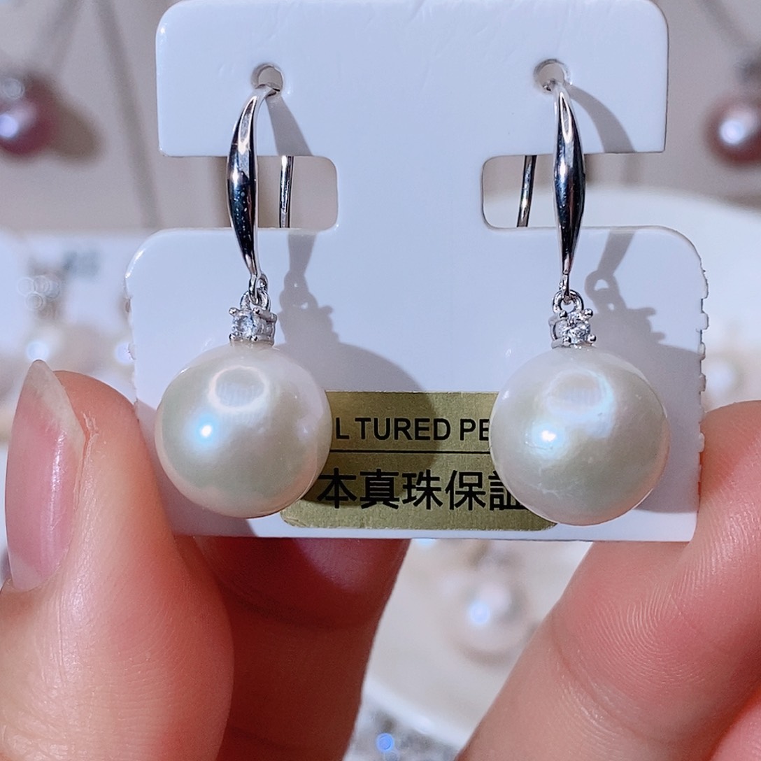 颈饰银S925镶嵌淡水珍珠